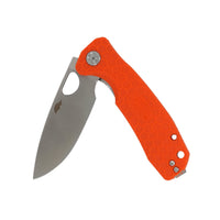 Honey Badger Small D2 drop point knife Orange