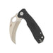 Honey Badger Medium D2 claw (hawkbill) knife Black
