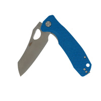 Honey Badger Large D2 wharncleaver knife Blue