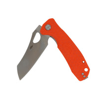 Honey Badger Large D2 wharncleaver knife Orange