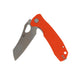 Honey Badger Large D2 wharncleaver knife Orange