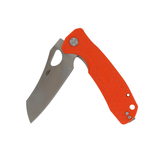 Honey Badger Large D2 wharncleaver knife Orange