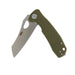 Honey Badger Small D2 wharncleaver knife Green