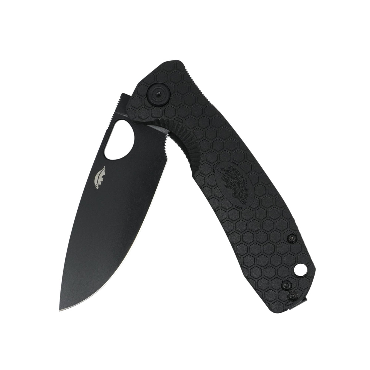 Honey Badger Large Drop Point Flipper Black
