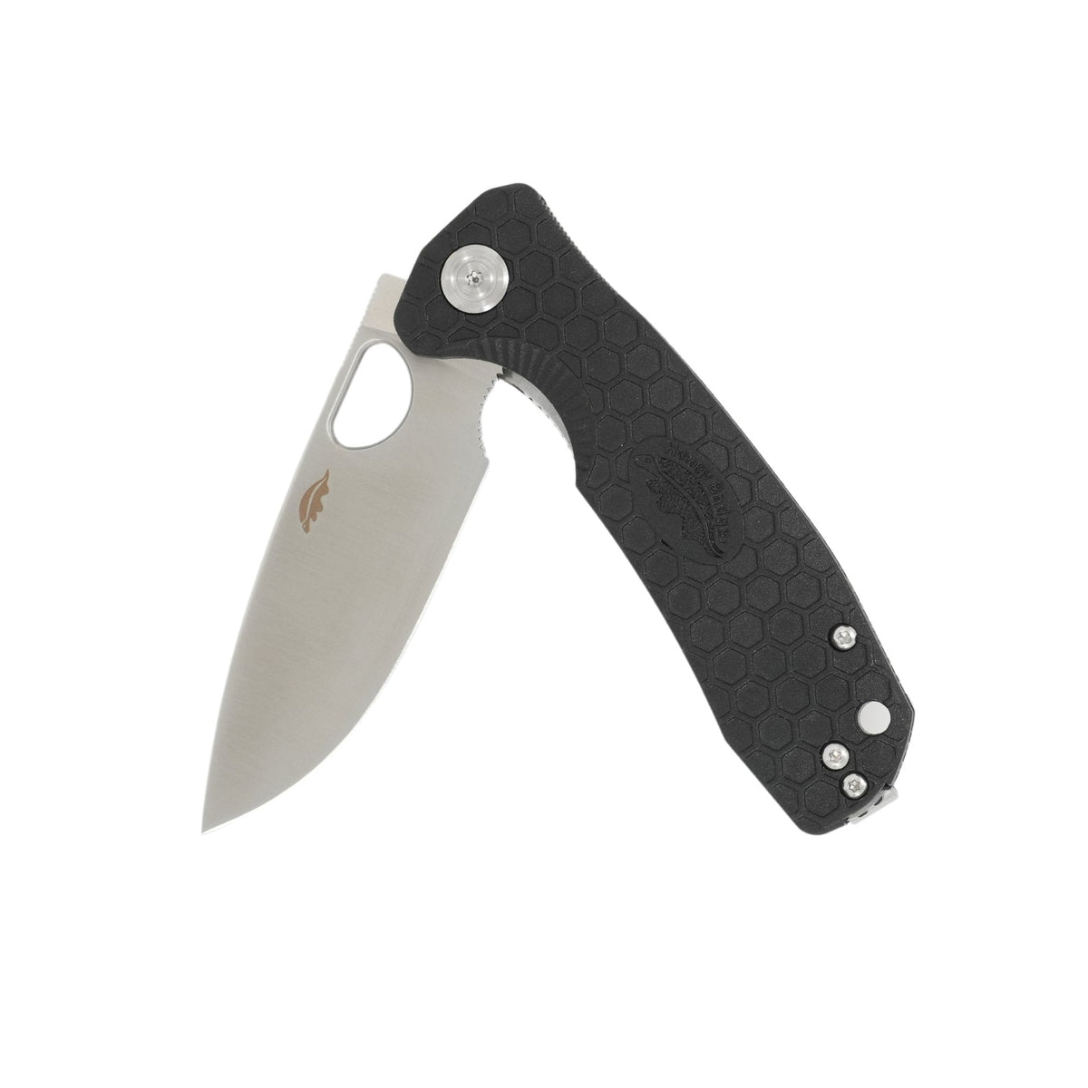 Honey Badger Medium Drop Point Flipper White
