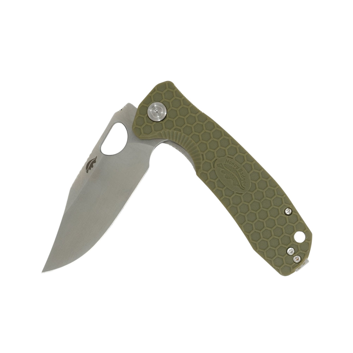 Honey Badger Large Clip Point Green