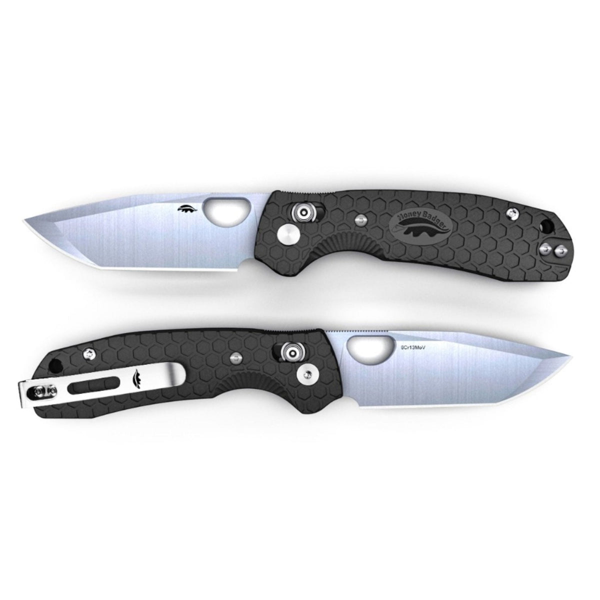 Honey Badger Medium/Large Cross-Bolt Tanto Black
