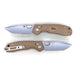 Honey Badger Medium/Large Cross-Bolt Tanto 50/50 Tan