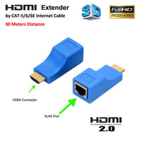 HDMI 1080P EXTENDER VIA CAT 5E/CAT6 - 30M - NeonSales {{ shop.shopifyCountryName }}