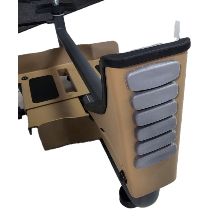HEAVY DUTY LEAD SLED BENCH REST GREY AND TAN - NeonSales {{ shop.shopifyCountryName }}