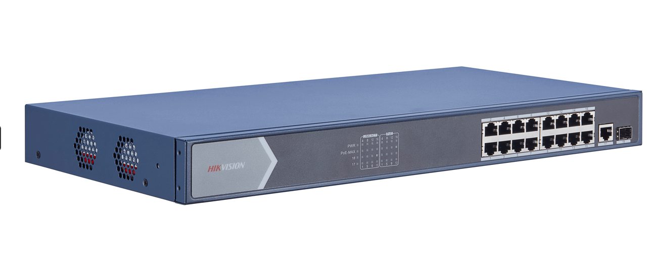 HIK 16 PORT GIGABIT POE SWITCH DS-3E0518P-E - NeonSales South Africa