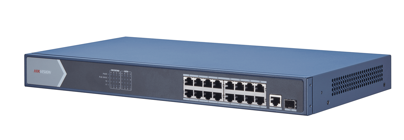 HIK 16 PORT GIGABIT POE SWITCH DS-3E0518P-E - NeonSales South Africa