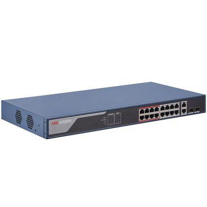 HIK 16PORT 100 MBPS MANAGED POE SWITCH DS-3E1318P- - NeonSales South Africa