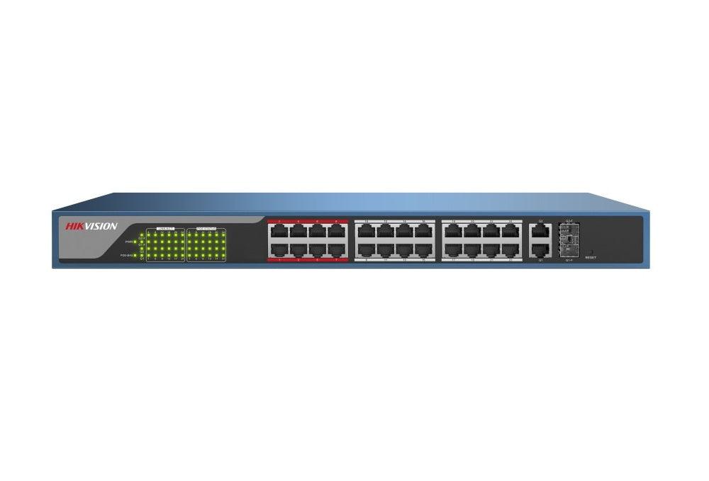 HIK 24PORT 100 MBPS MANAGED POE SWITCH DS-3E1326P- - NeonSales South Africa