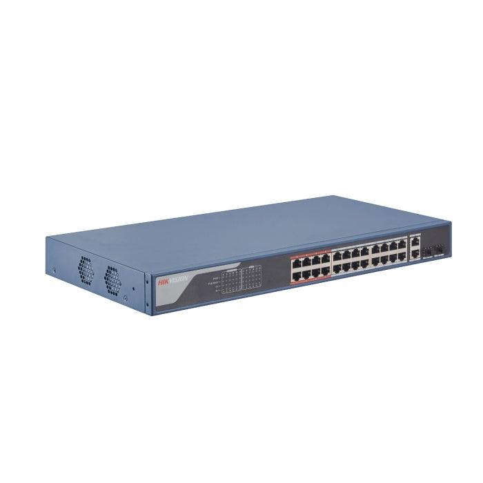 HIK 24PORT 100 MBPS MANAGED POE SWITCH DS-3E1326P- - NeonSales South Africa