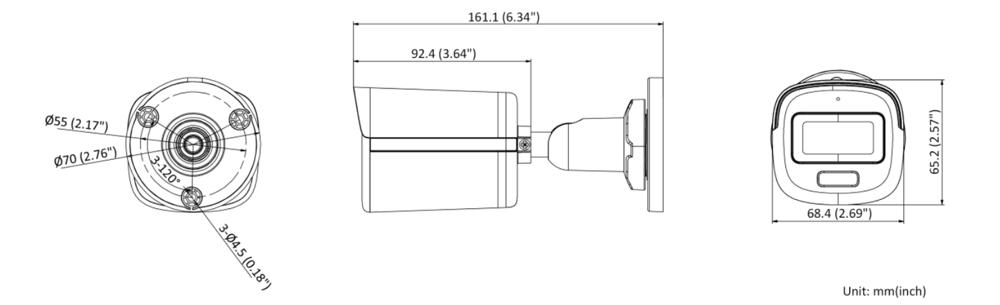 HIK 3K HYBRID COLORVU BULLET 2.8MM DS-2CE10KF0T-LF - NeonSales {{ shop.shopifyCountryName }}