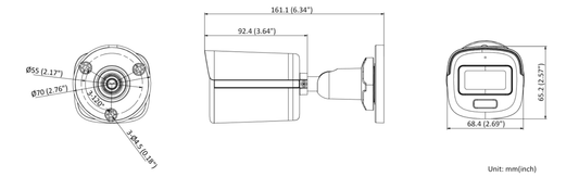 HIK 3K HYBRID COLORVU BULLET 2.8MM DS-2CE10KF0T-LF - NeonSales {{ shop.shopifyCountryName }}