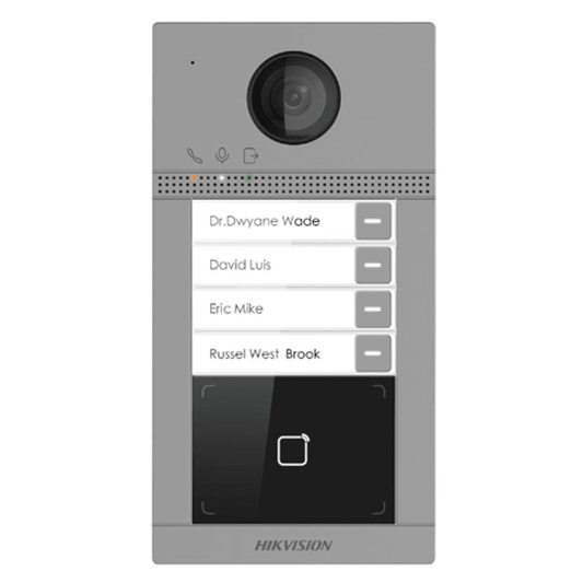 HIK 4 BUTTON METAL DOOR STATION - NeonSales {{ shop.shopifyCountryName }}