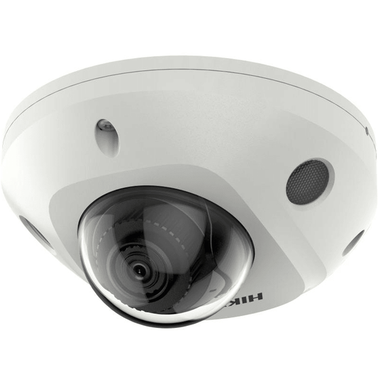 HIK 4MP ACUSENSE MINI DOME CAMERA W/ MIC 4MM - NeonSales {{ shop.shopifyCountryName }}