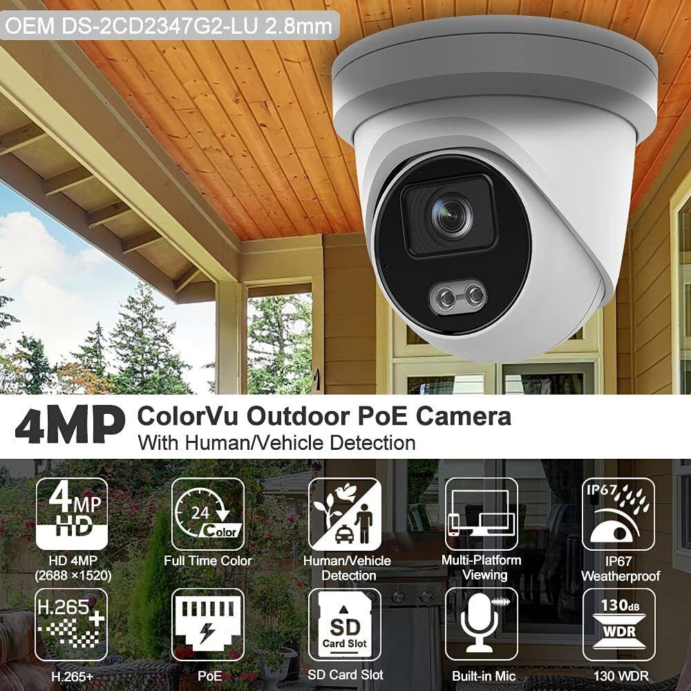 HIK 4MP COLORVU DOME 2.8MM DS-2CD2347G2-LU - NeonSales South Africa