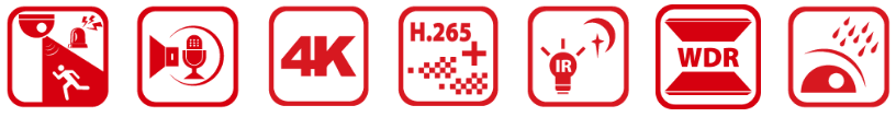 HIK 8MP ACUSENSE F1.0 DOME 6MM DS-2CD2386G2-ISU/SL - NeonSales South Africa