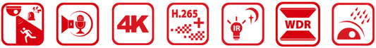 HIK 8MP ACUSENSE IP DOME 4MM DS-2CD2386G2-ISU/SL - NeonSales {{ shop.shopifyCountryName }}