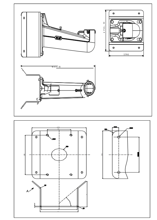 HIK CORNER MOUNT BRACKET FOR PTZ DS-1602ZJ-COR - NeonSales {{ shop.shopifyCountryName }}