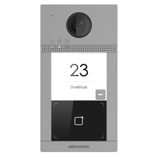 HIK VIDEO INTERCOM POE DOOR STATION FLUSH MOUNT - NeonSales {{ shop.shopifyCountryName }}