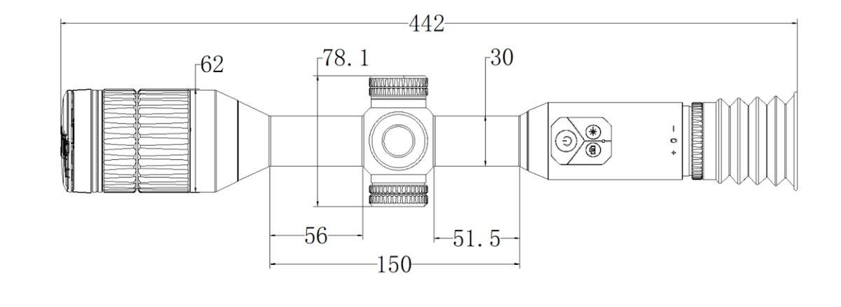 HIKMICRO ALPEX SCOPE A50T NIGHTVISION