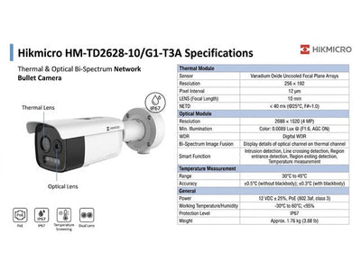 HIKMICRO HM-TD2628-10/G1/T3A specification overview