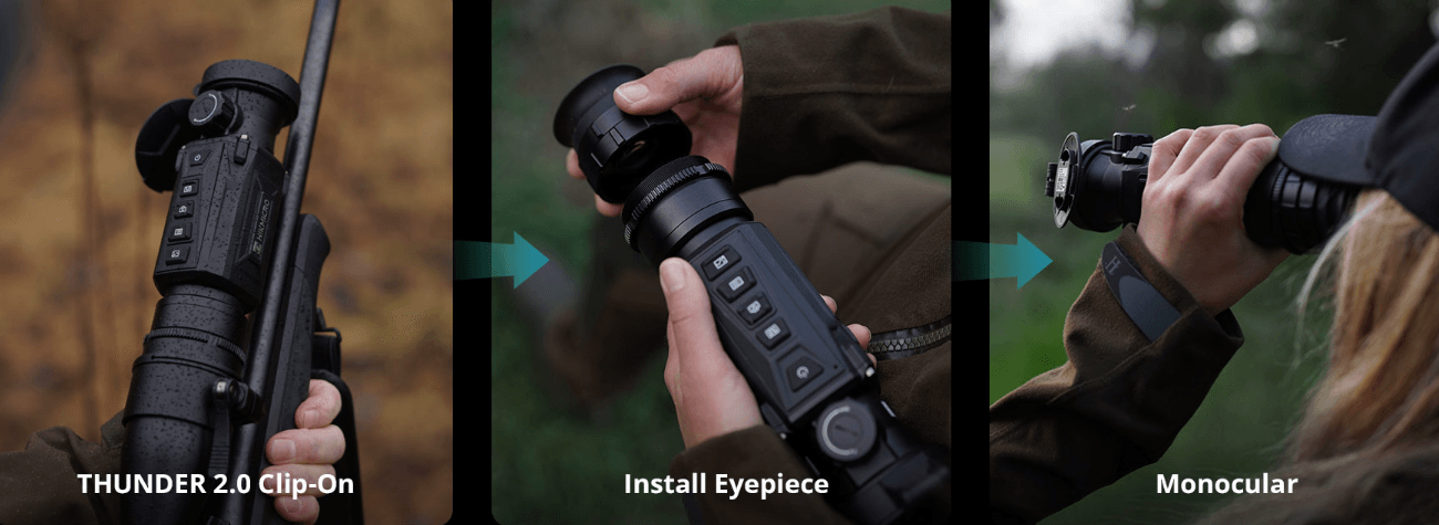 HIKMICRO THUNDER PRO CLIP-ON TQ50CR THERMAL V2.0 - NeonSales {{ shop.shopifyCountryName }}