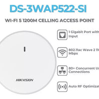 HIKVISION 1200M DUAL- BAND CEILING ACCESS POINT - NeonSales {{ shop.shopifyCountryName }}