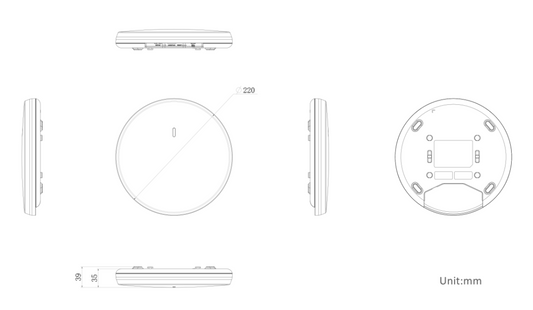 HIKVISION 1200M DUAL- BAND CEILING ACCESS POINT - NeonSales {{ shop.shopifyCountryName }}