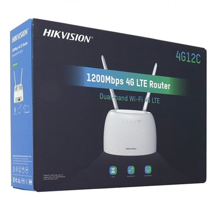 HIKVISION 1200MBPS 4G LTE ROUTER DS-3WR4G12C | NeonSales