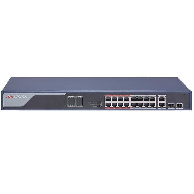 HIKVISION 16 PORT 10-100 P DS-3E1318P-EI(O-STD)(B) - NeonSales {{ shop.shopifyCountryName }}