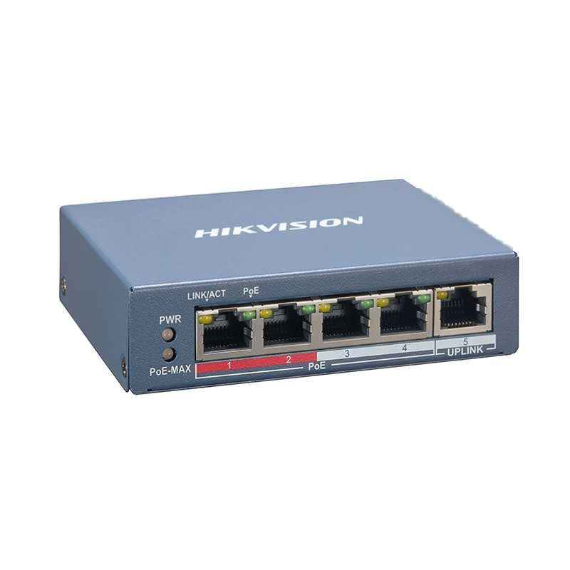HIKVISION 4 PORT 10-100 POE SMA DS-3E1105P-EI (V2) - NeonSales {{ shop.shopifyCountryName }}