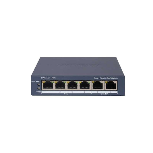 HIKVISION 4 PORT GIGABIT POE DS-3E1506P-EI(O-STD) - NeonSales {{ shop.shopifyCountryName }}
