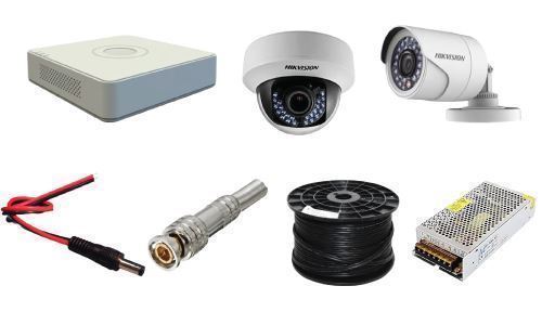 HIKVISION 8 CHANNEL HYBRID CCTV KIT - representative Hikvision 8-channel package