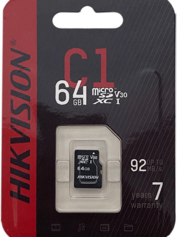 HIKVISION C1 MICRO SD CARD 64GB - NeonSales {{ shop.shopifyCountryName }}