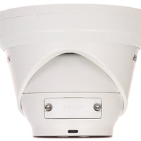 Hikvision DS-2CD2326G2-I 2MP AcuSense turret camera angled view