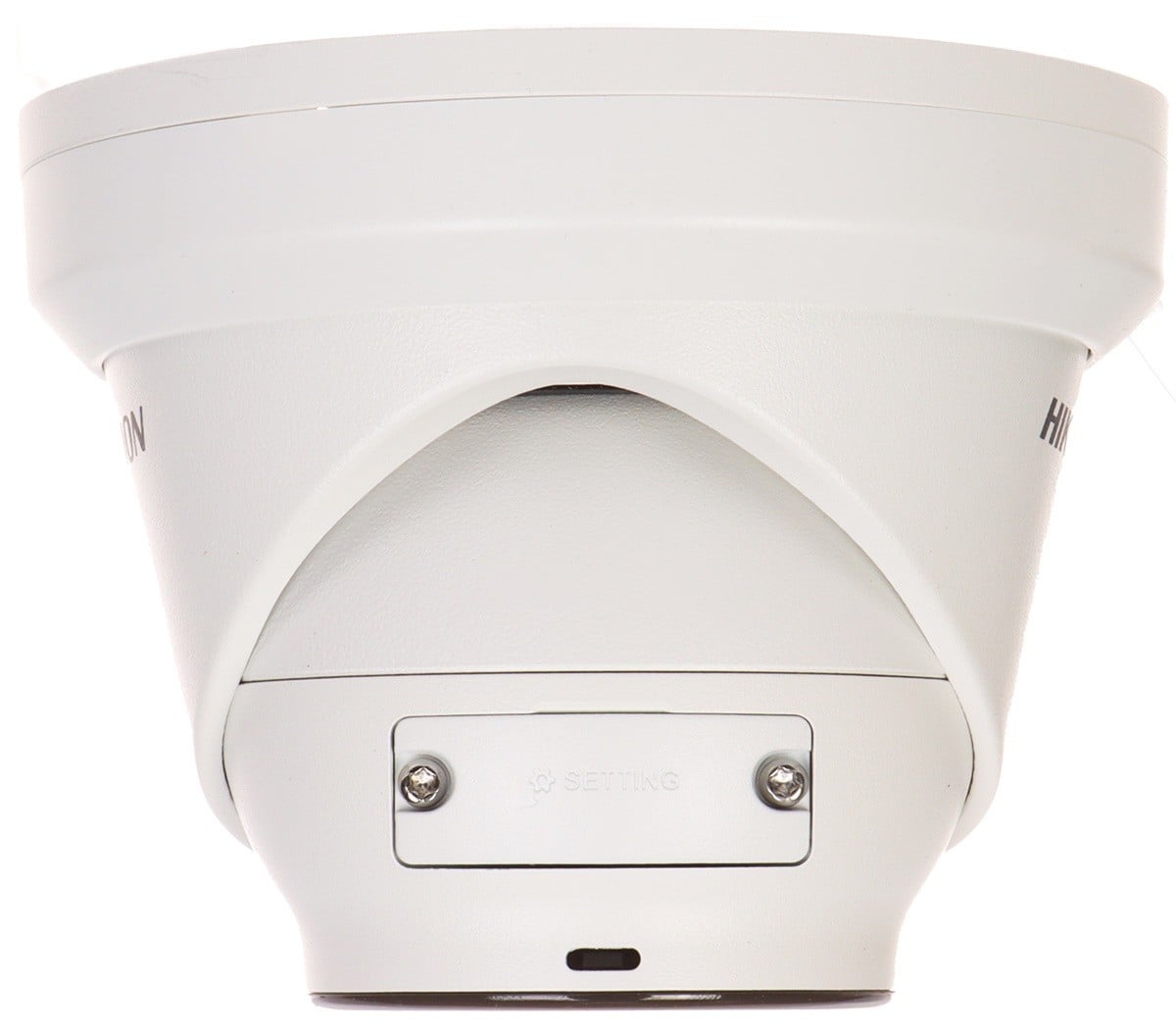 Hikvision DS-2CD2326G2-I 2MP AcuSense turret camera angled view