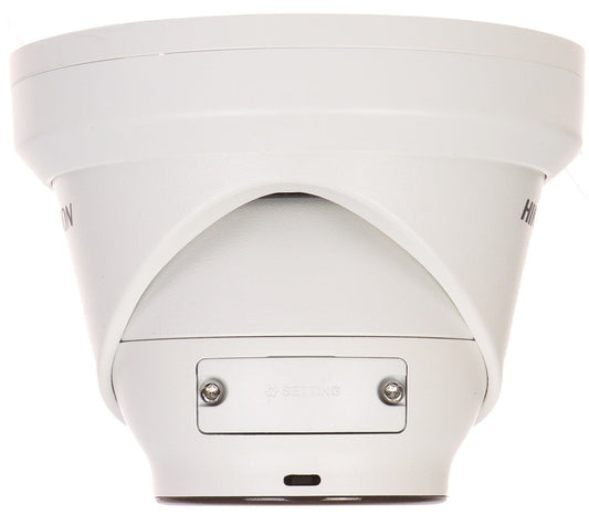 Hikvision DS-2CD2326G2-I 2MP AcuSense turret camera angled view