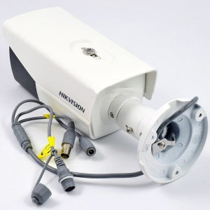 Hikvision DS-2CE19H0T-AIT3ZF rear and cable view