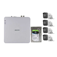 HIKVISION HD-TVI 4 CHANNEL HI-RES DVR 4 CAMERA BAS - NeonSales {{ shop.shopifyCountryName }}
