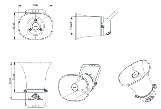 HIKVISION IP HORN SPEAKER - NeonSales {{ shop.shopifyCountryName }}