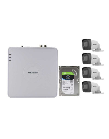 Hikvision HD-TVI 4 Channel Hi-Res DVR Installer Kit SP150