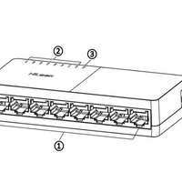 HILOOK 8 PORT GIGABIT SWITCH - NeonSales {{ shop.shopifyCountryName }}