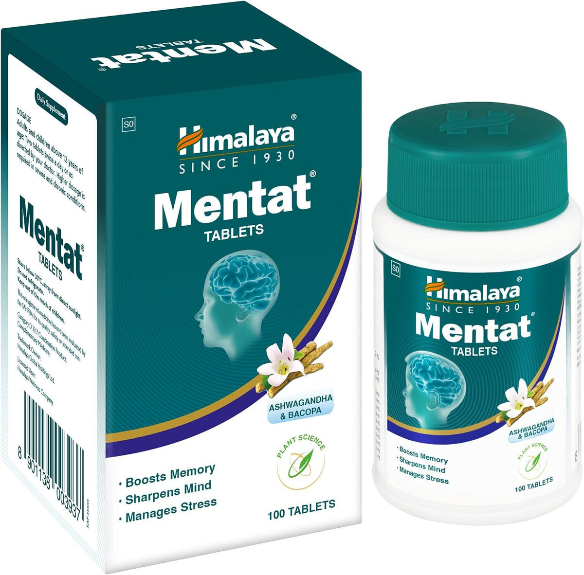 Himalaya Mentat Tablets 100s - product view 3