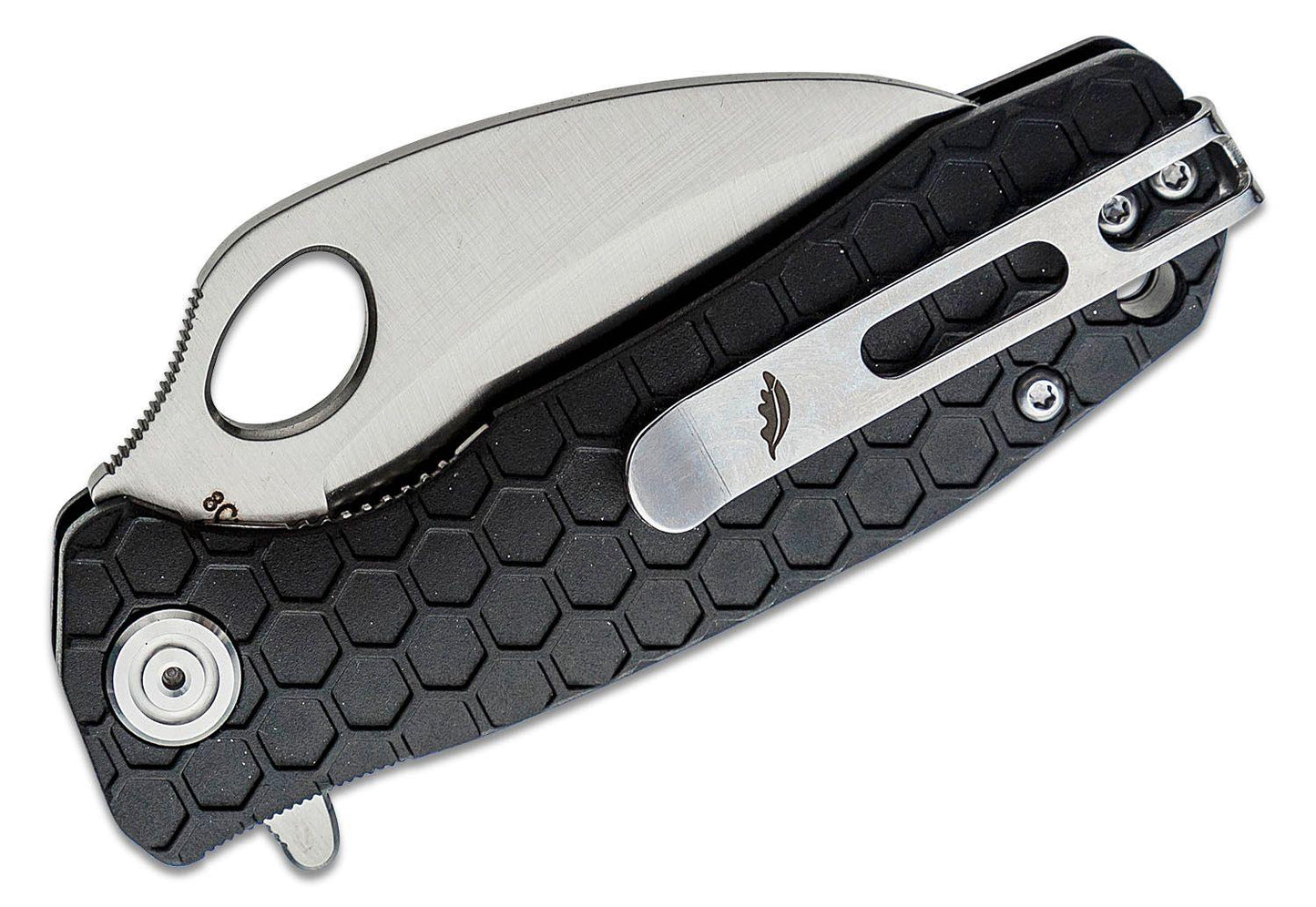 HONEY BADGER CLAW SERRATED FLIPPER - SMALL BLACK - NeonSales {{ shop.shopifyCountryName }}