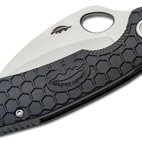 HONEY BADGER CLAW SERRATED FLIPPER - SMALL BLACK - NeonSales {{ shop.shopifyCountryName }}